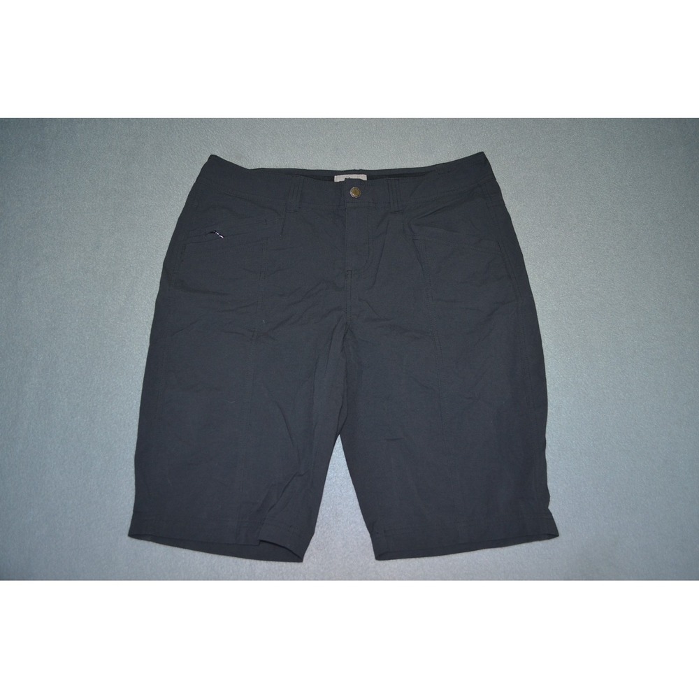 Royal Robbins Discovery Bermuda Shorts Women's Sz 8 Hiking Black Gorpcore
